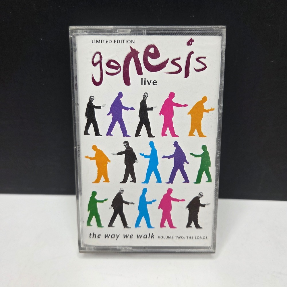 Genesis Live The Way We Walk Volume Two The Longs Cassette Tape 1993 Ltd Ed Rock